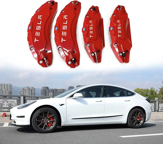 Tesla Model 3 Break Caliper Cover 4 Pcs Accessories Wheel Size Caliper Protector