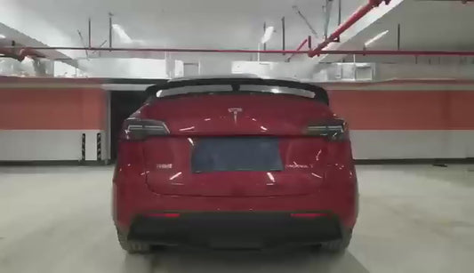 Tesla Model Y Rear Brake Lights Pilot Center Tail Lights Turn Signals Rear Identification Lamp